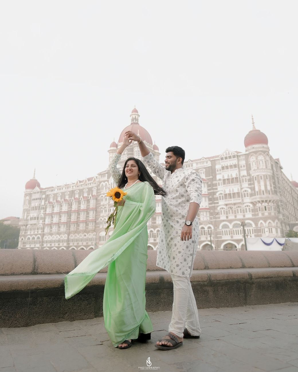 Dancing at the Taj — Destination shoot